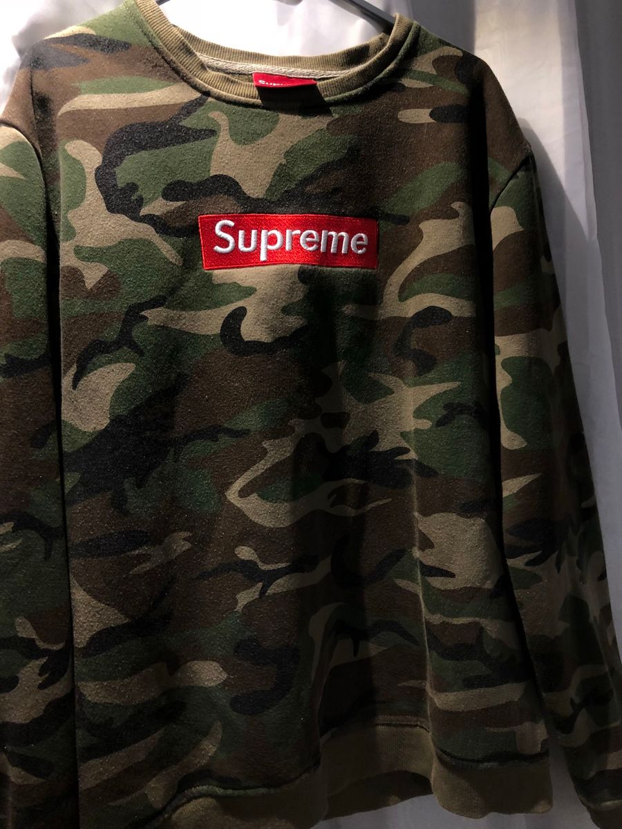 blusa supreme camuflada