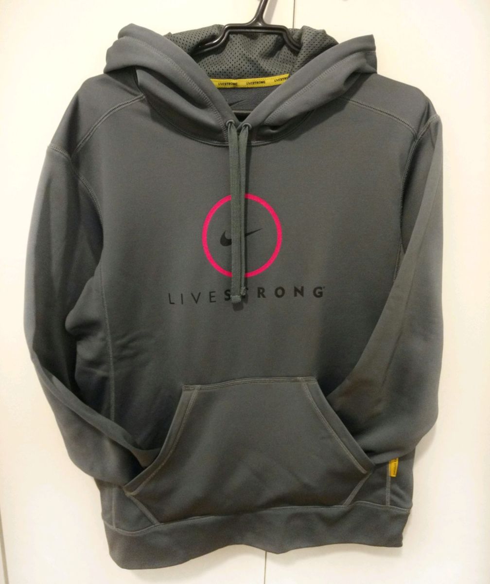 Moletom Canguru Nike Livestrong P | Casaco Masculino Nike Usado 15544907 | enjoei