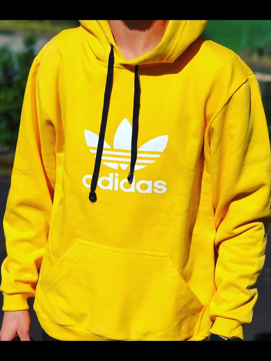 adidas moletom amarelo