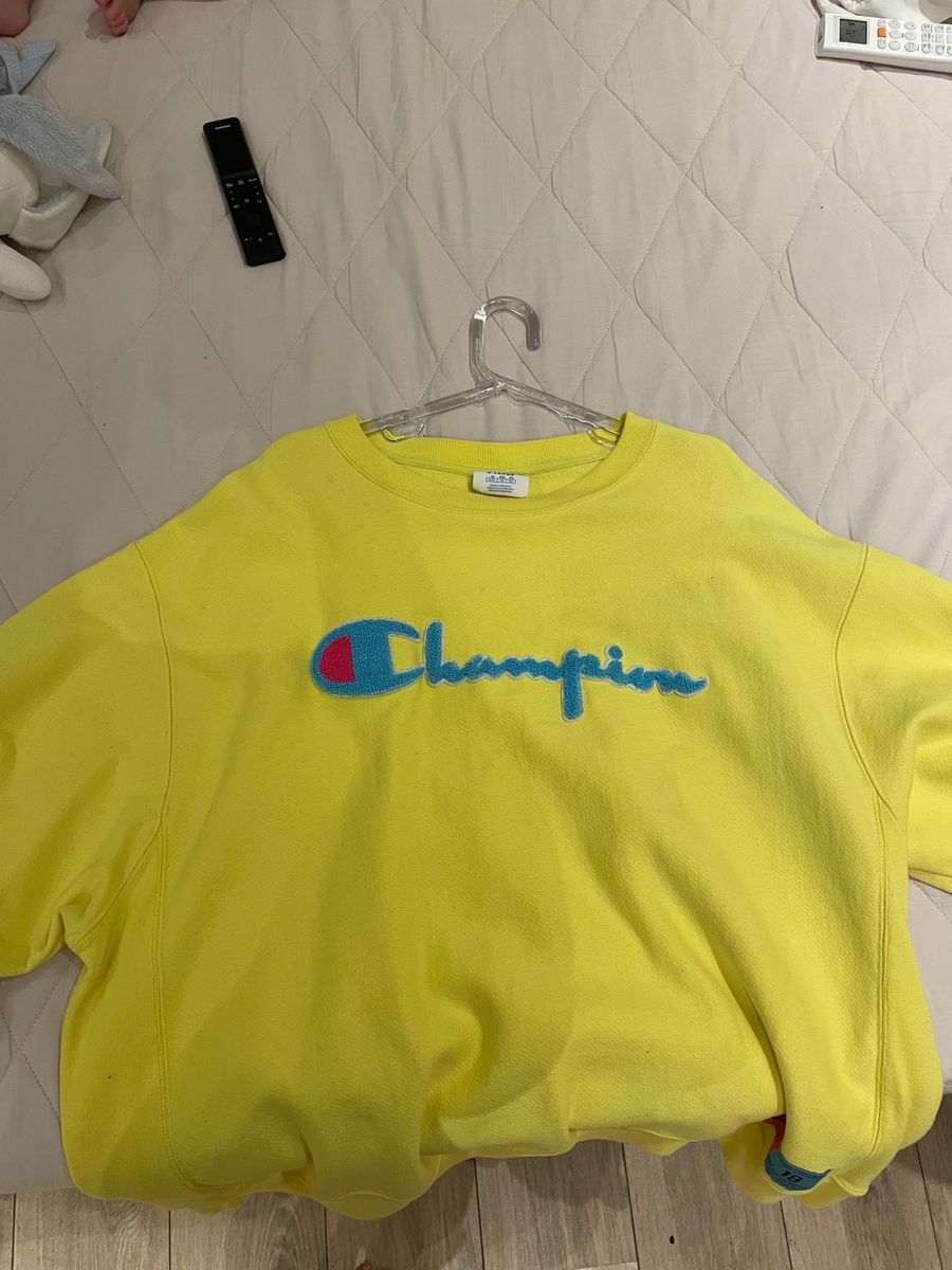 Moletom store champion amarelo