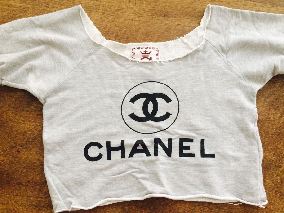 Blusa Branca Channel Blusa Feminina Chanel Usado 77788104 Enjoei