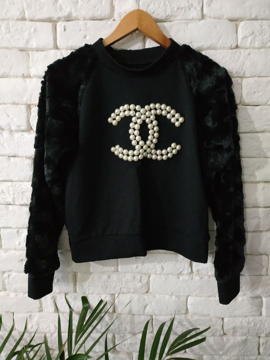 Moletom cheap chanel feminino