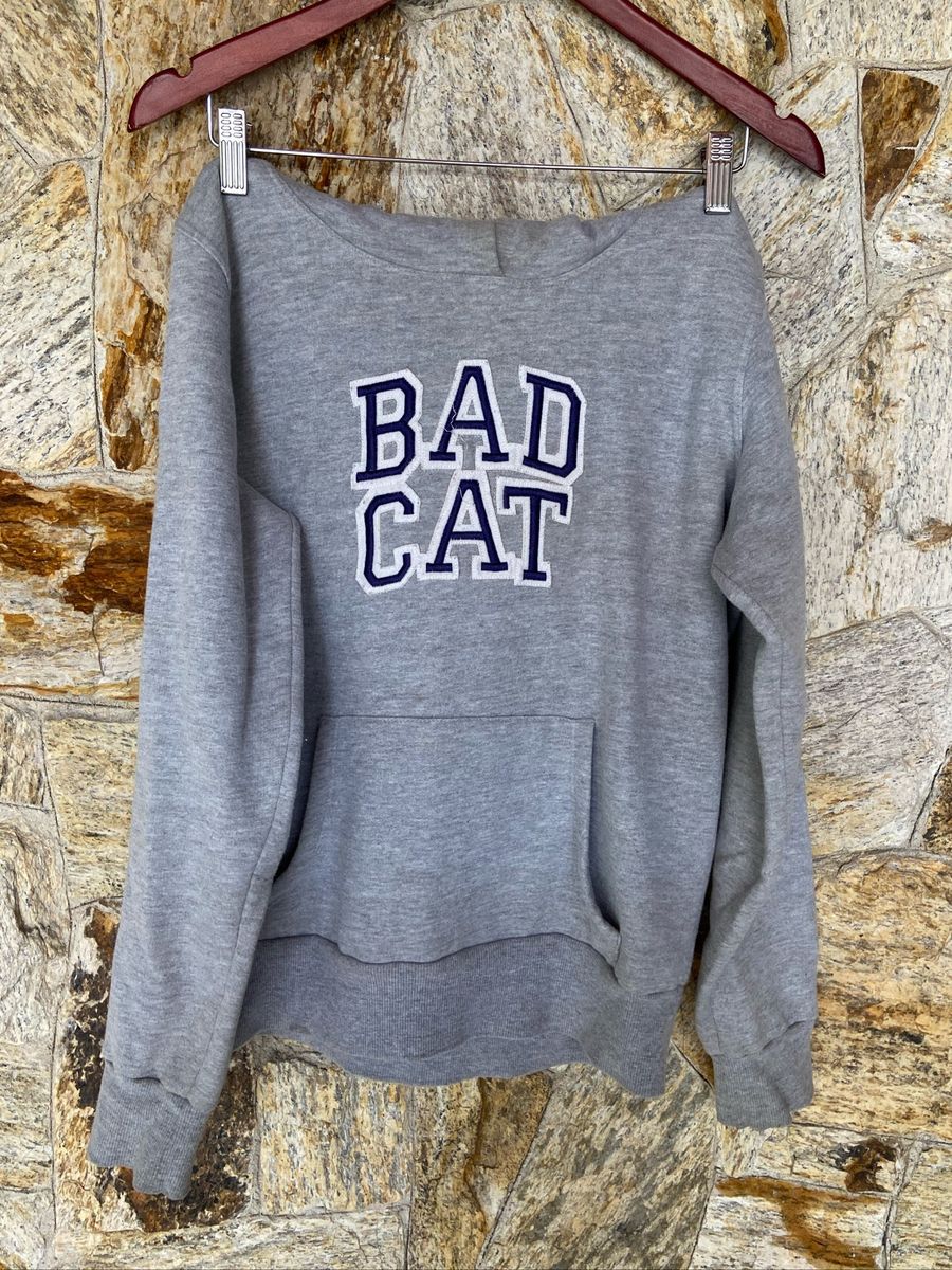 Moletom Estilo Americano  Blusa Feminina Bad Cat Usado 29062816