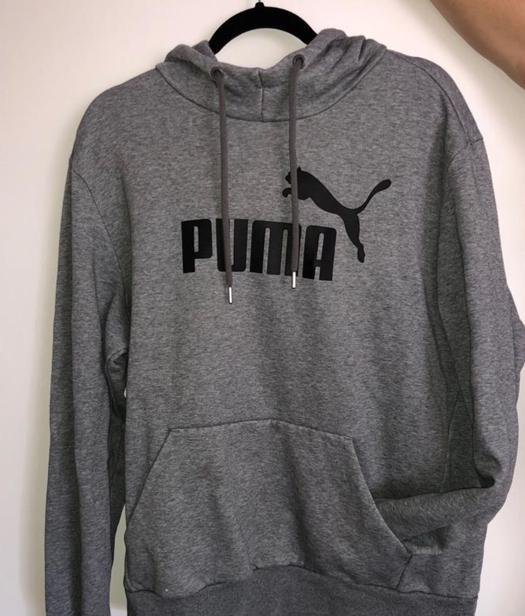 moletom puma masculino cinza