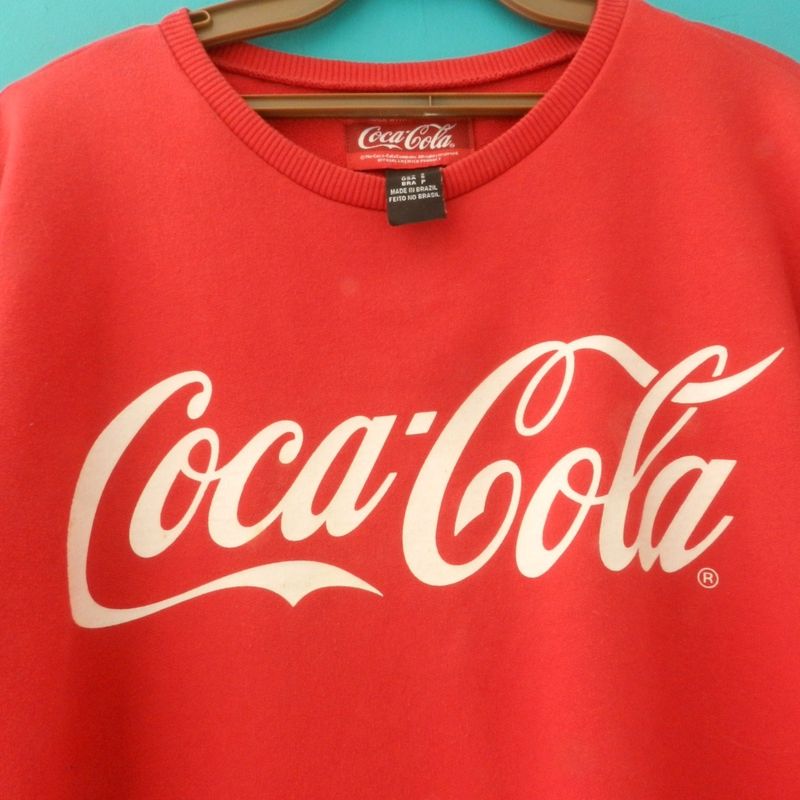 Blusa moletom best sale coca cola