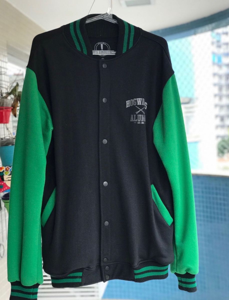 Moletom College Harry Potter Slytherin | Casaco Masculino Pop! Usado 41791879 | enjoei