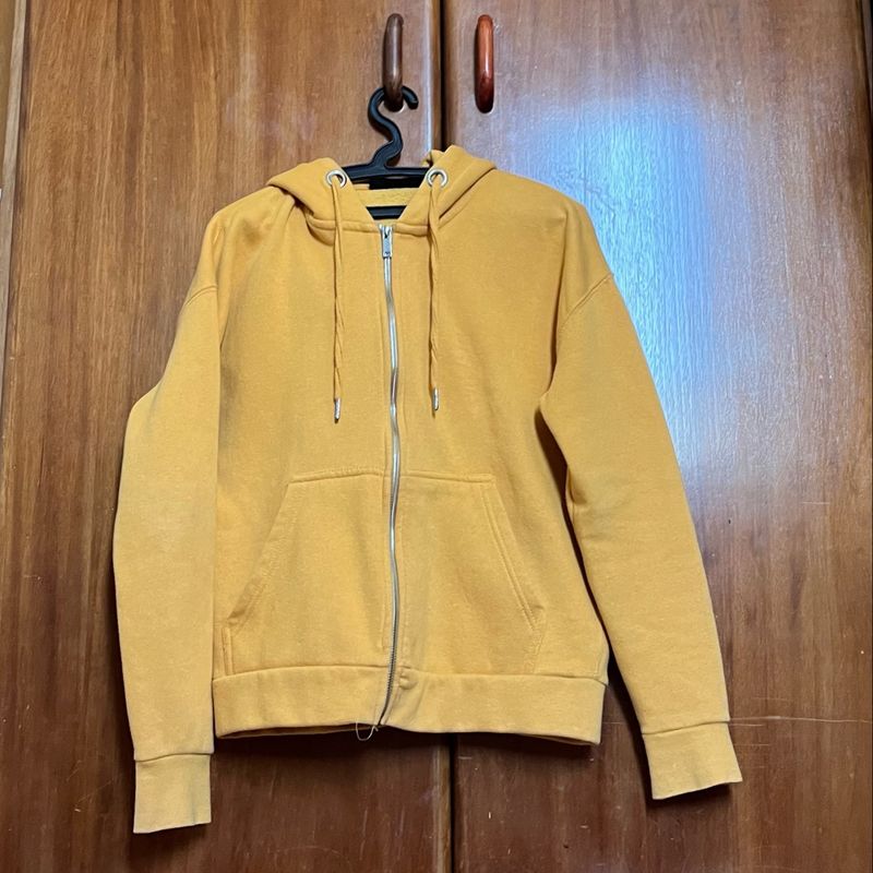 Moletom amarelo mostarda store feminino