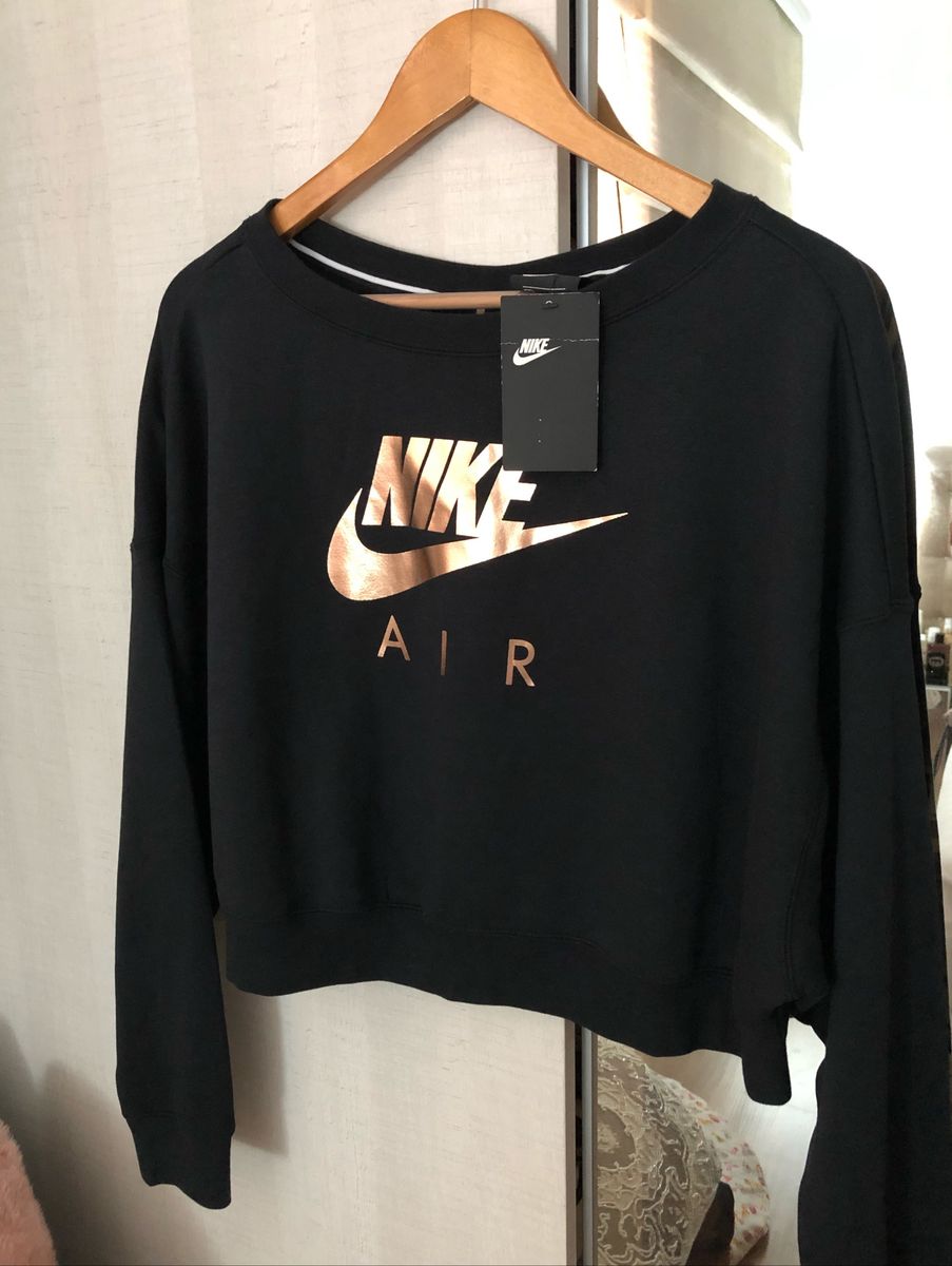 cropped nike moletom