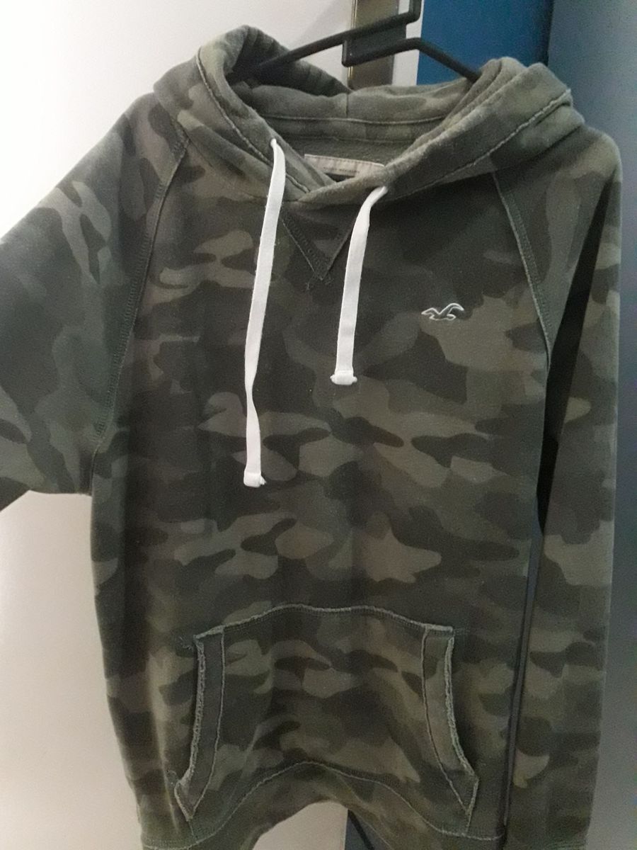 moletom hollister camuflado