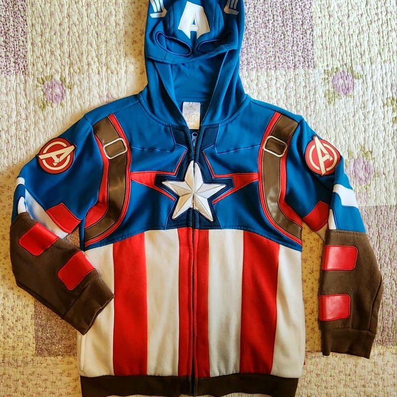Moletom Disney Capit o Am rica Marvel Roupa Infantil para Menino