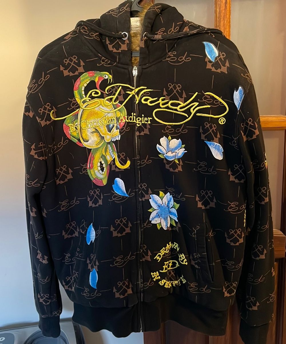Clothing Moletom Christian Audigier Masculino Hoodie Ed Hardy