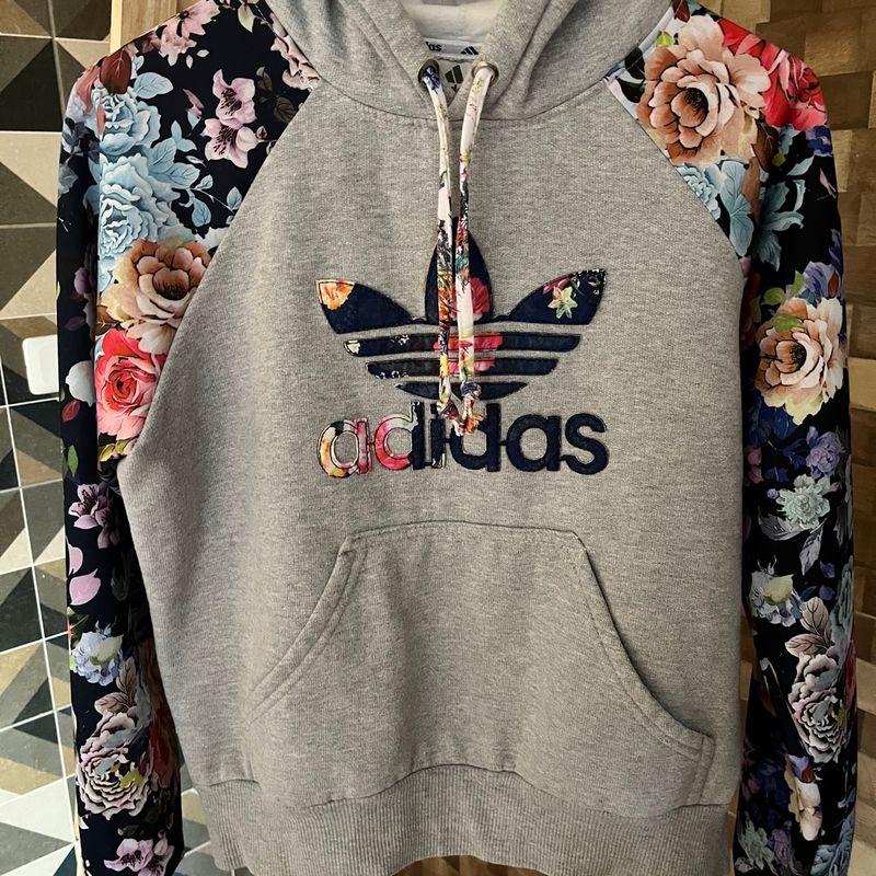 Moletom adidas sale feminino floral