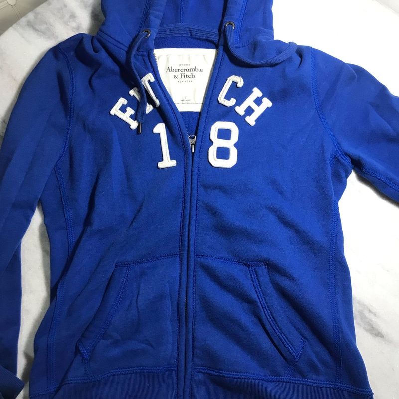 Moletom Feminino com Capuz e Ziper Abercrombie &Amp; Fitch