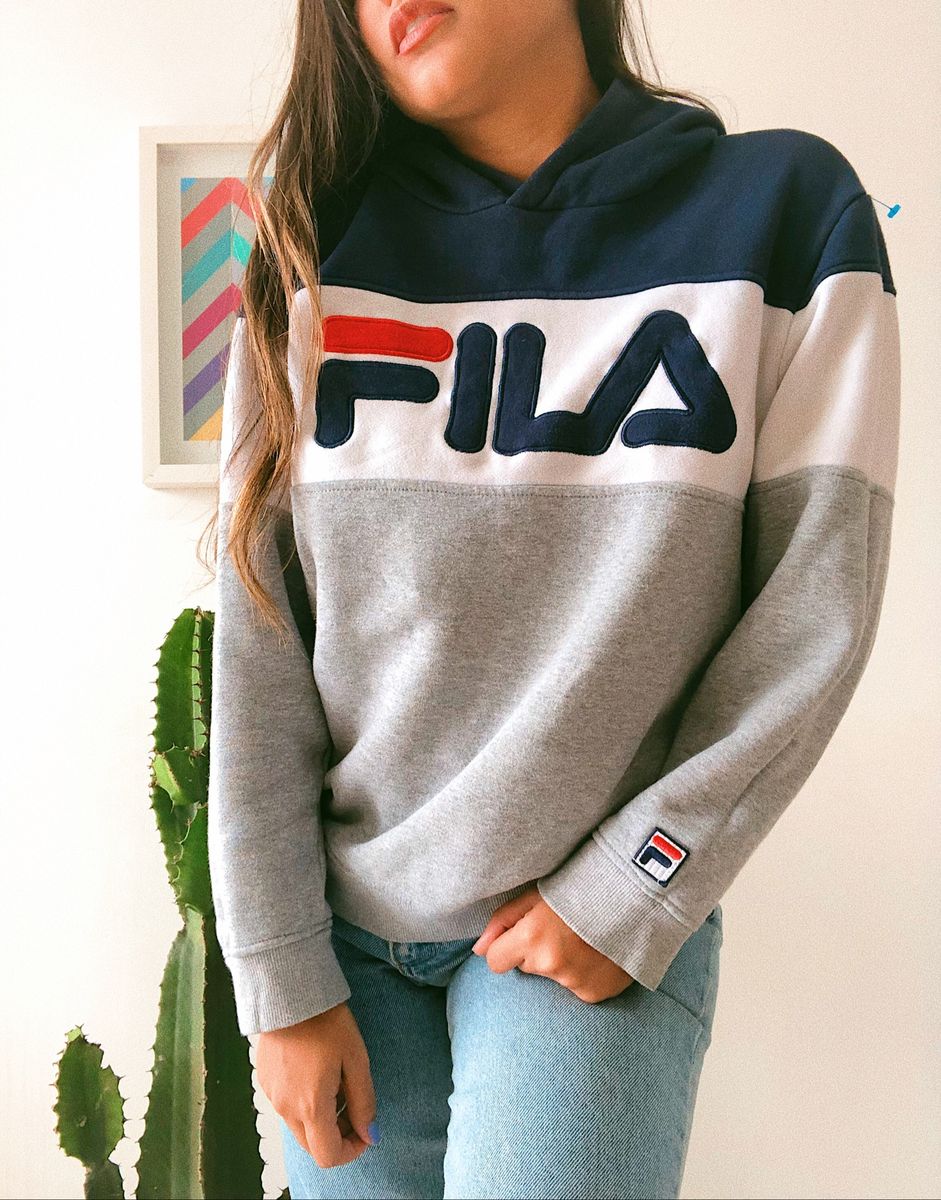 moletom fila feminino