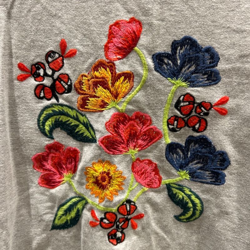 Moletom floral best sale