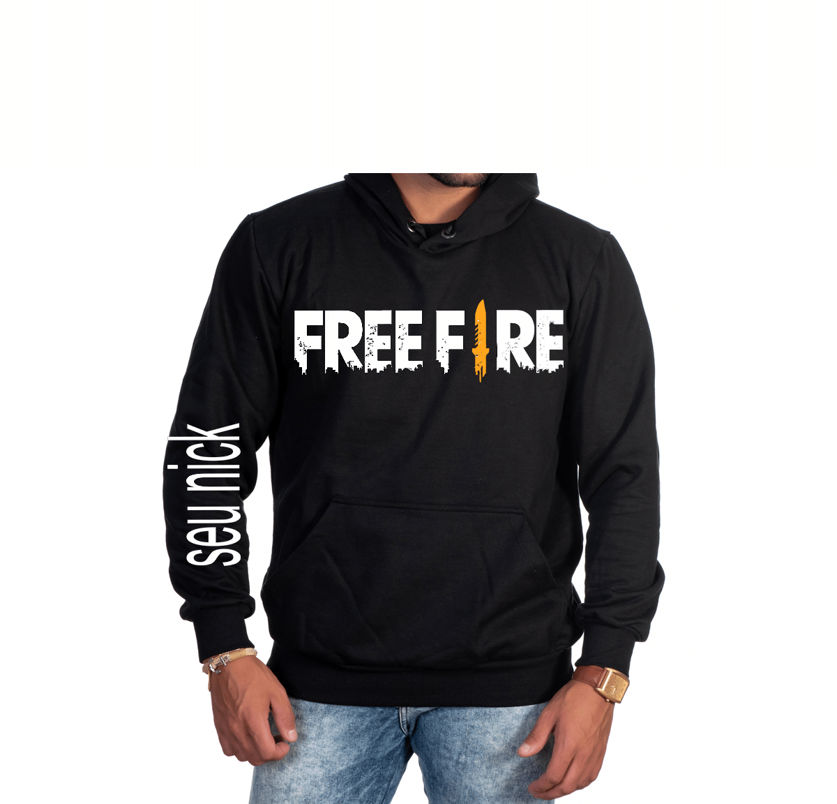 casaco masculino free fire