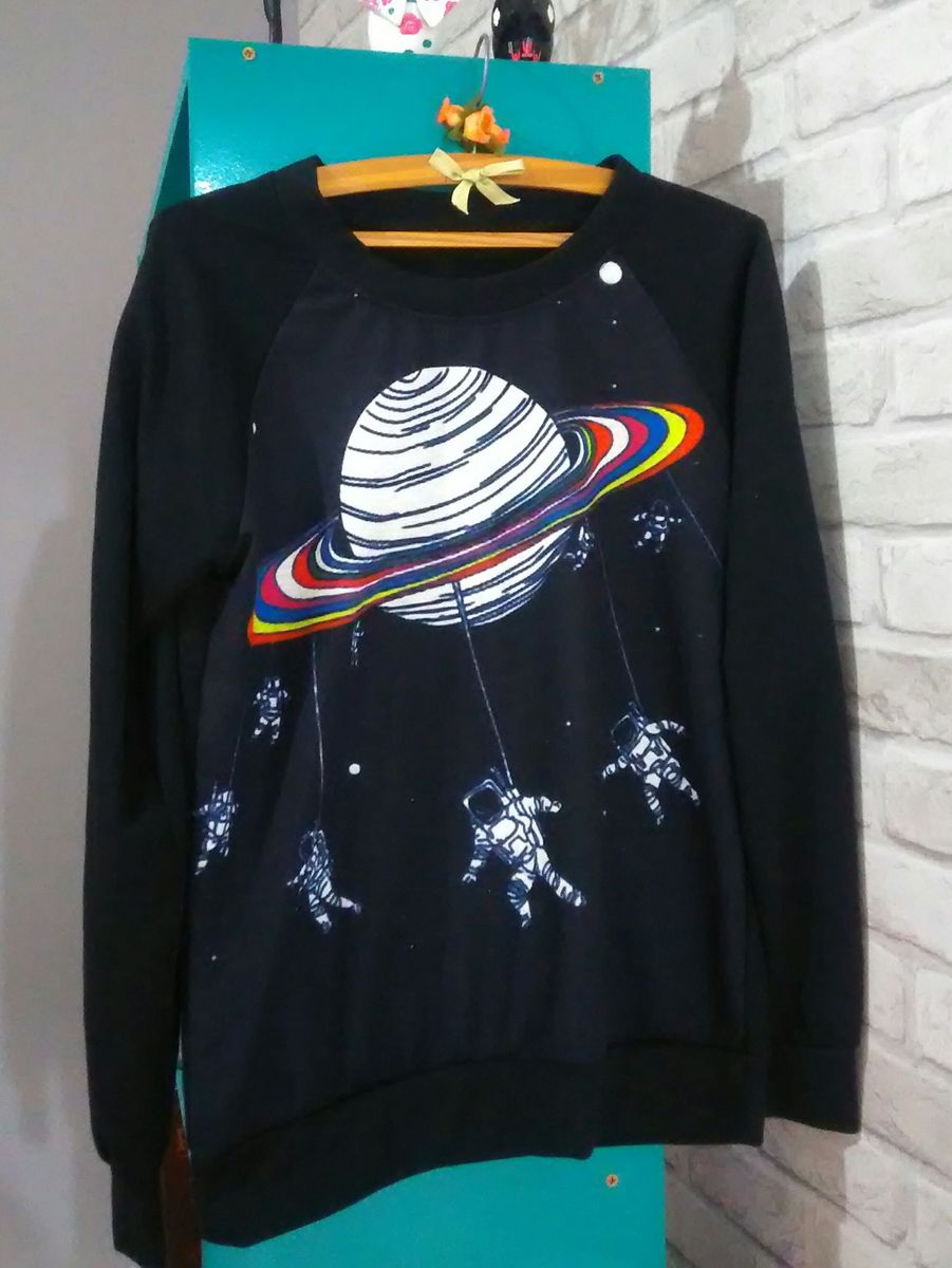 moletom galaxia feminino