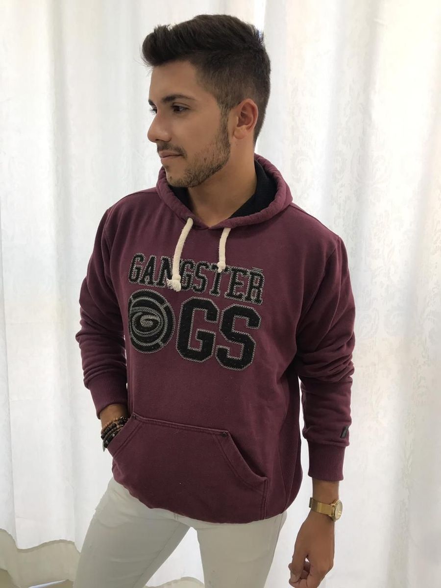 moletom gangster masculino 2019