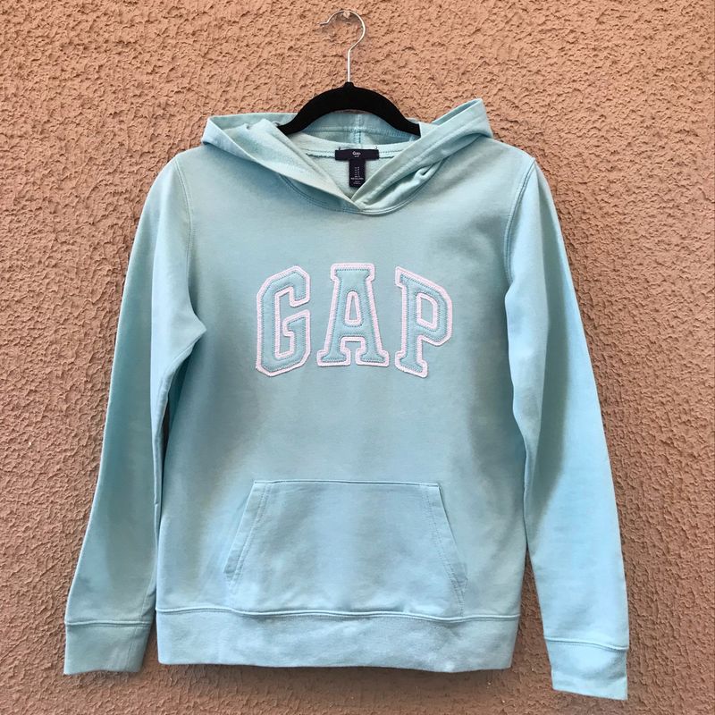 Moletom Gap Azul Bebê, Casaco Feminino Gap Usado 77908623