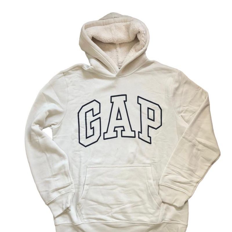 Moletom Gap M Branco com Capuz Masculino Original, Casaco Masculino Gap  Usado 73822299