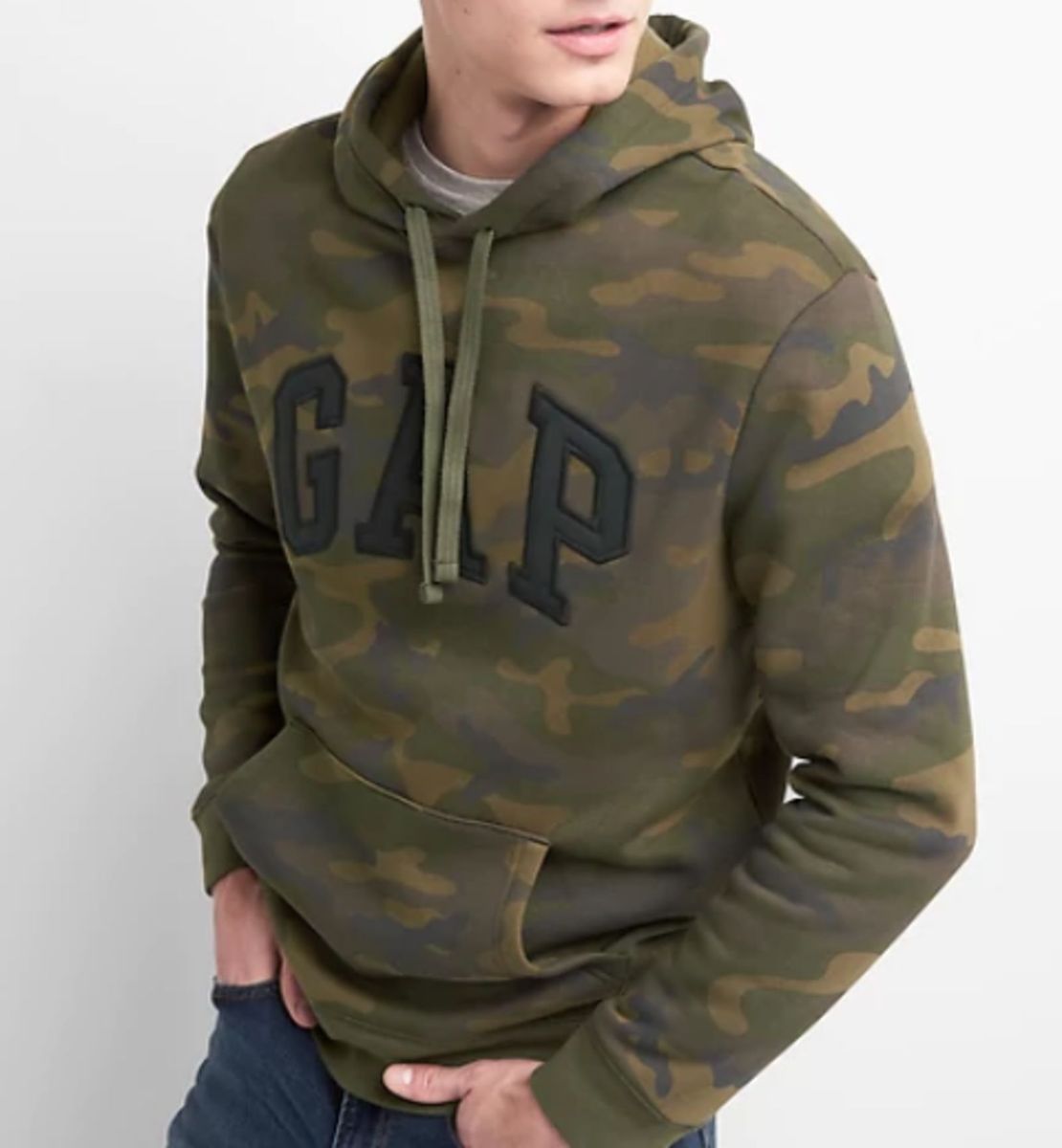 blusa gap camuflada