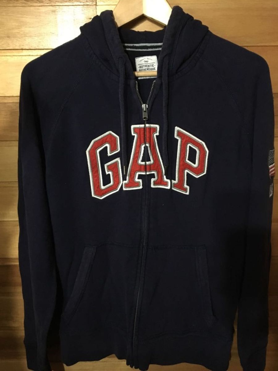 casaco gap masculino com ziper