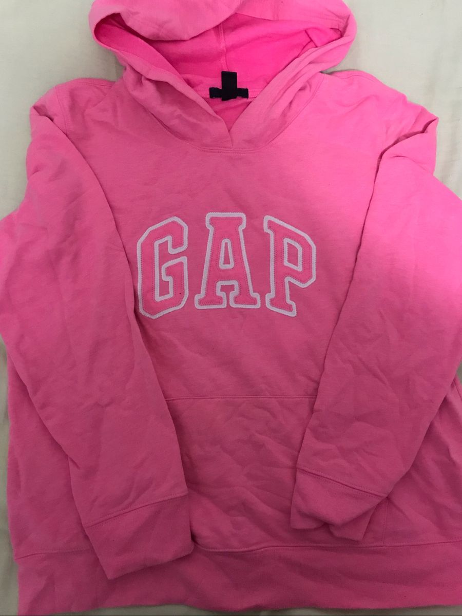 moletom gap rosa pink