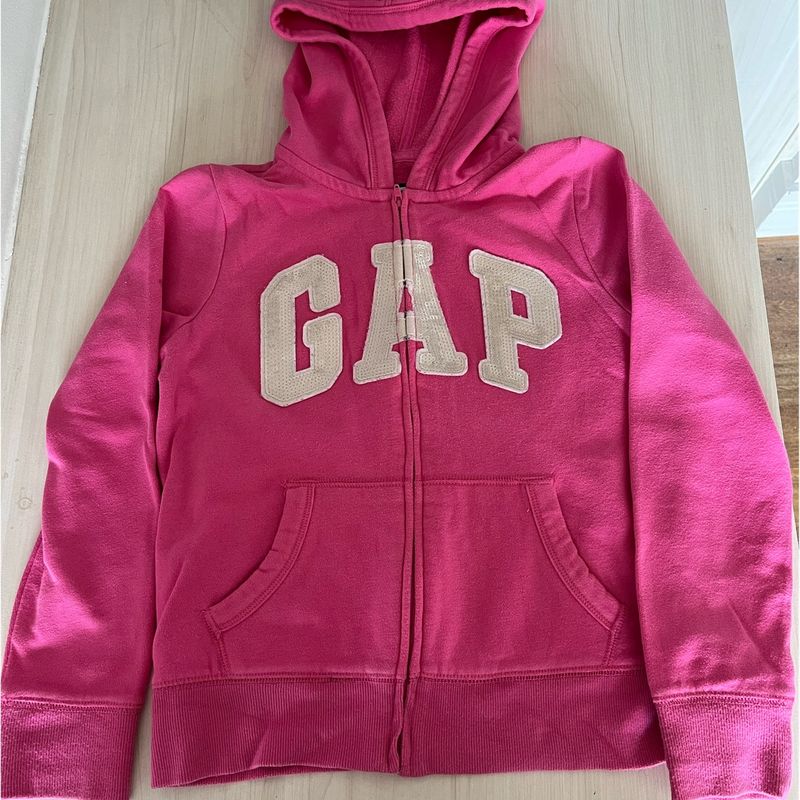 Moletom gap feminino sales ziper