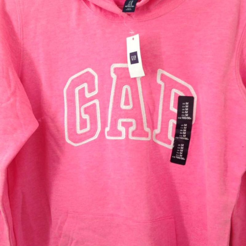 Moletom Gap Feminino Rosa em M  Blusa Feminina Gap Nunca Usado