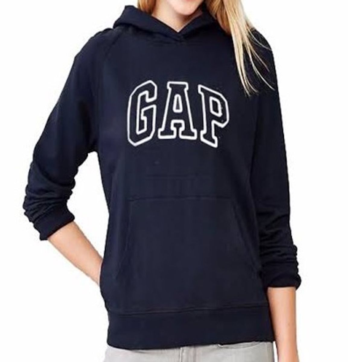 blusa de moletom da gap feminina