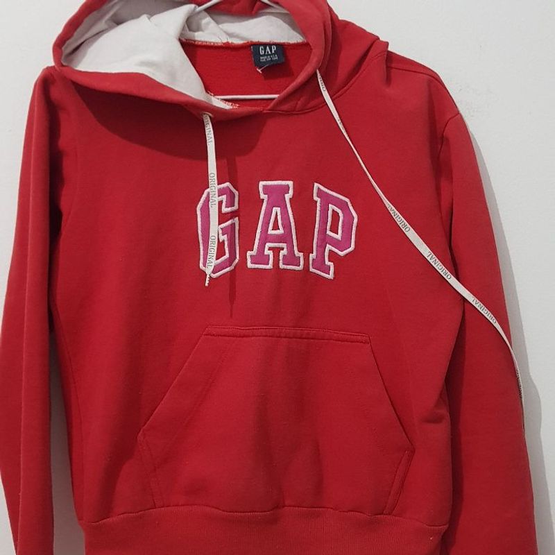 Moletom Casaco blusa Gap Masculino Vermelho