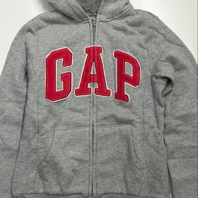 Moletom Gap Original Cinza  Casaco Feminino Gap Usado 86812381