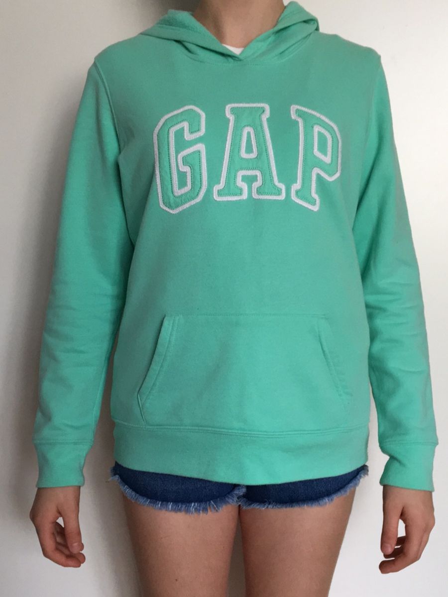 moletom gap feminino verde agua