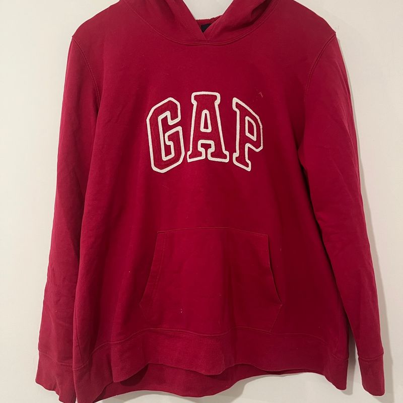 Moletom gap sale vermelho feminino