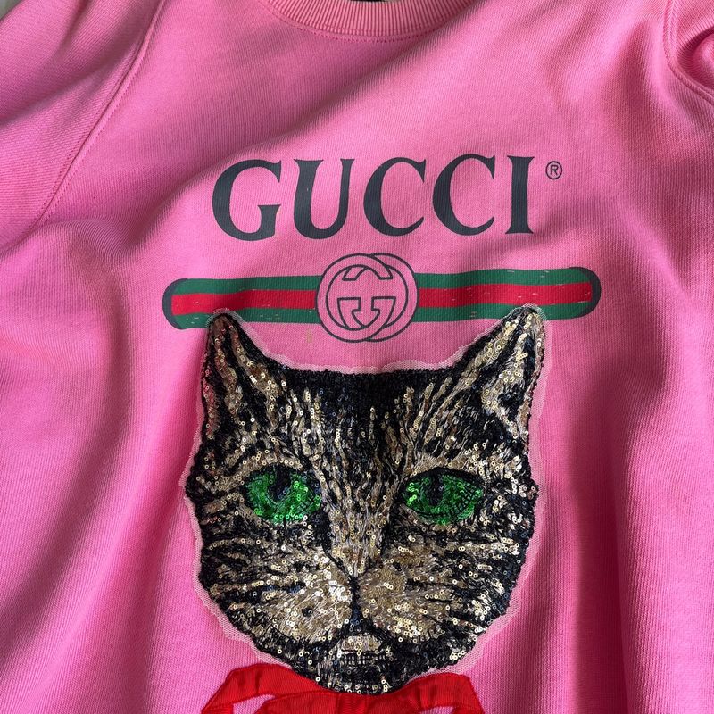 Moletom best sale gucci rosa