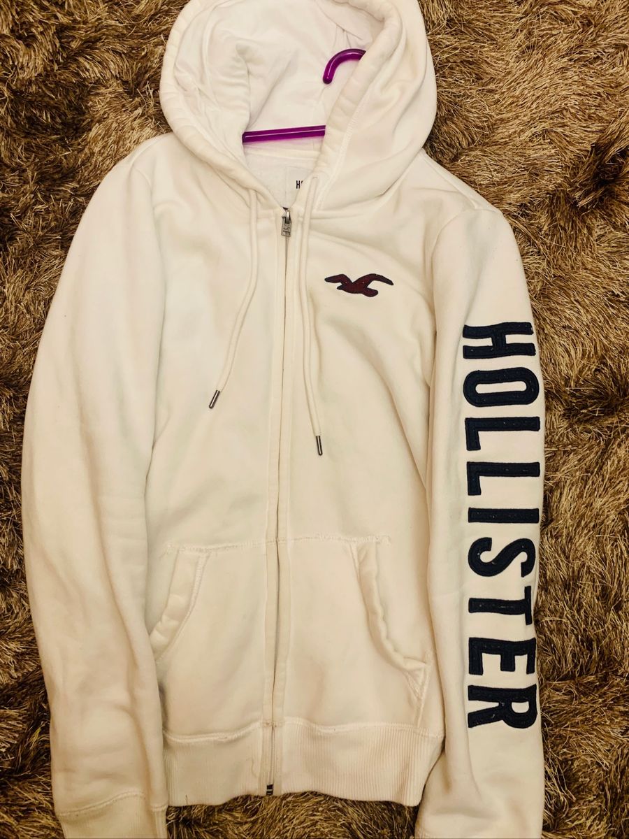 moletom hollister branco