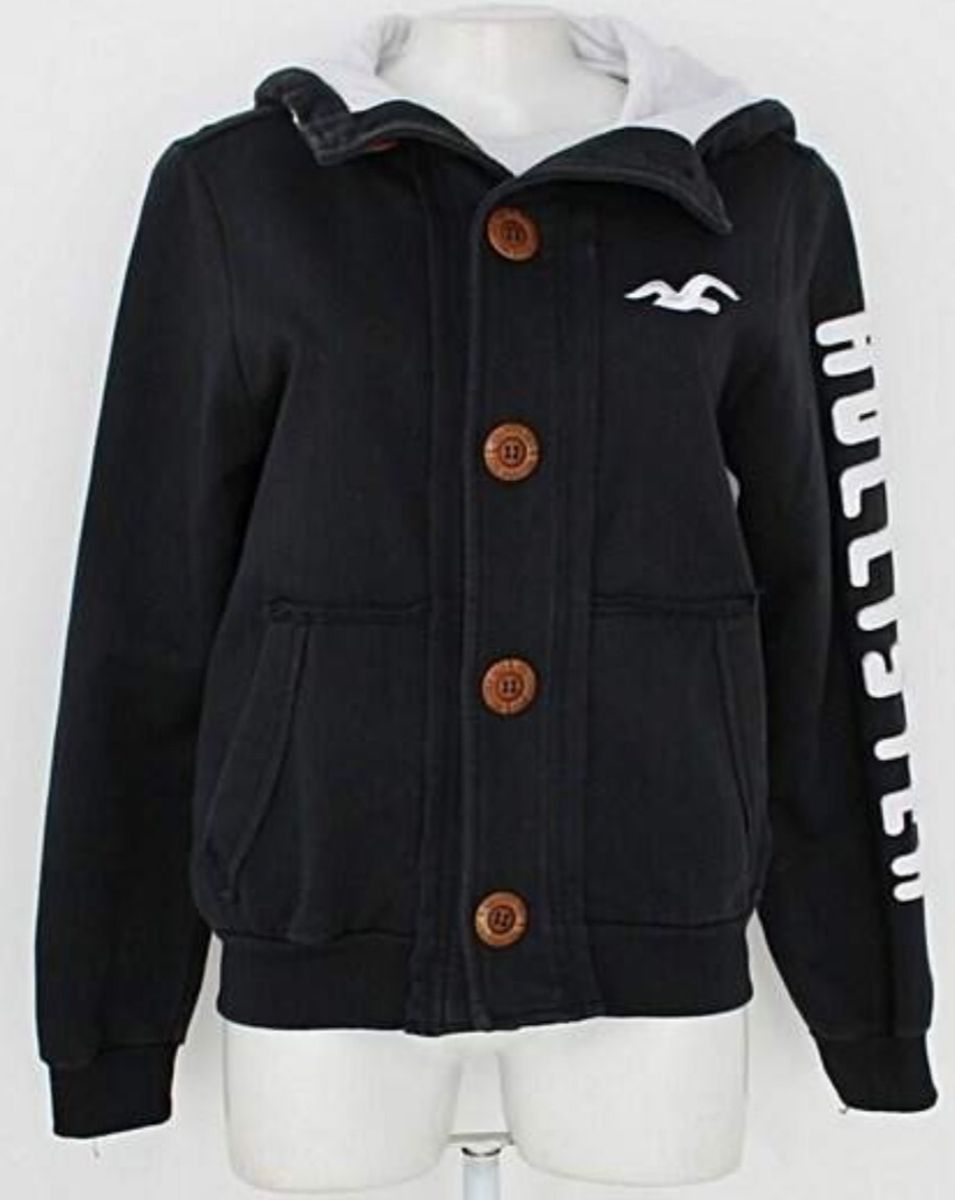 moletom hollister preto