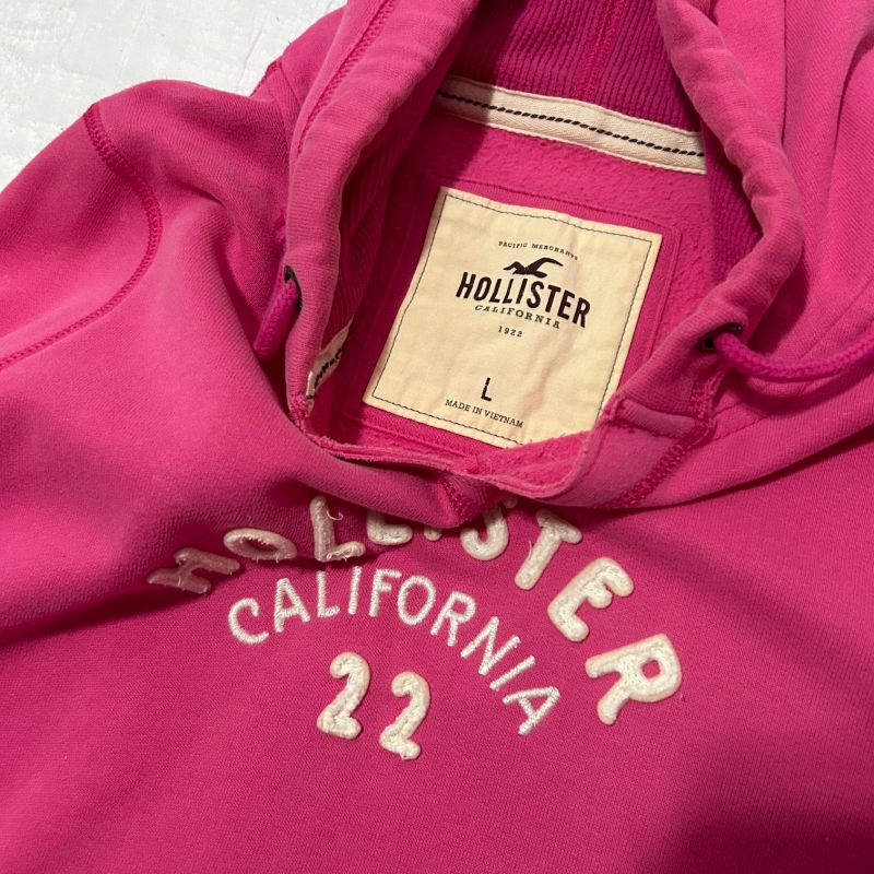 Moletom rosa sale hollister