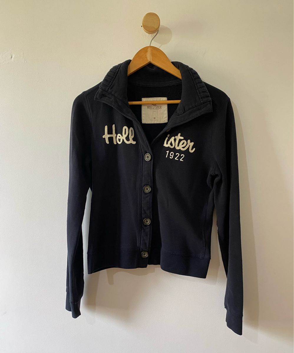 Moletom Botões Holister Hollister Usado 94439039 enjoei - Main Image