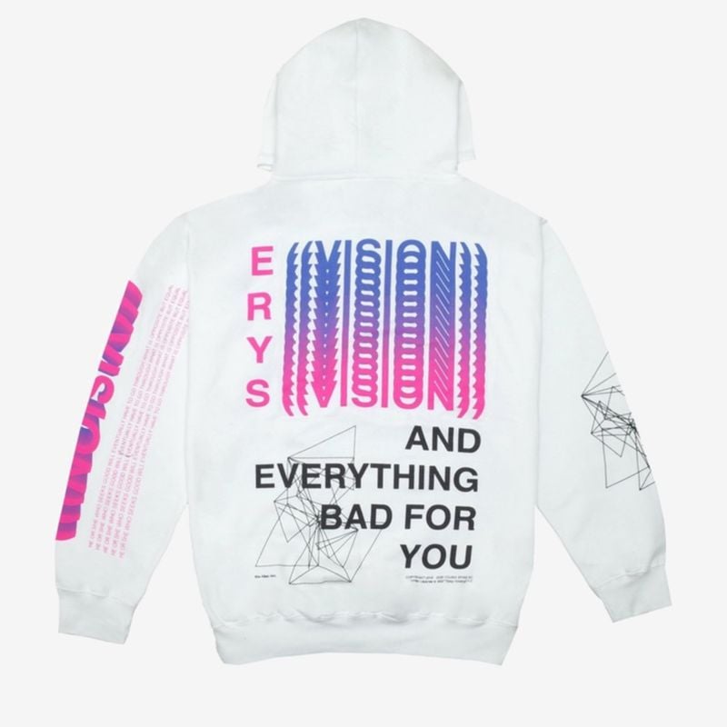 Erys white hoodie hot sale