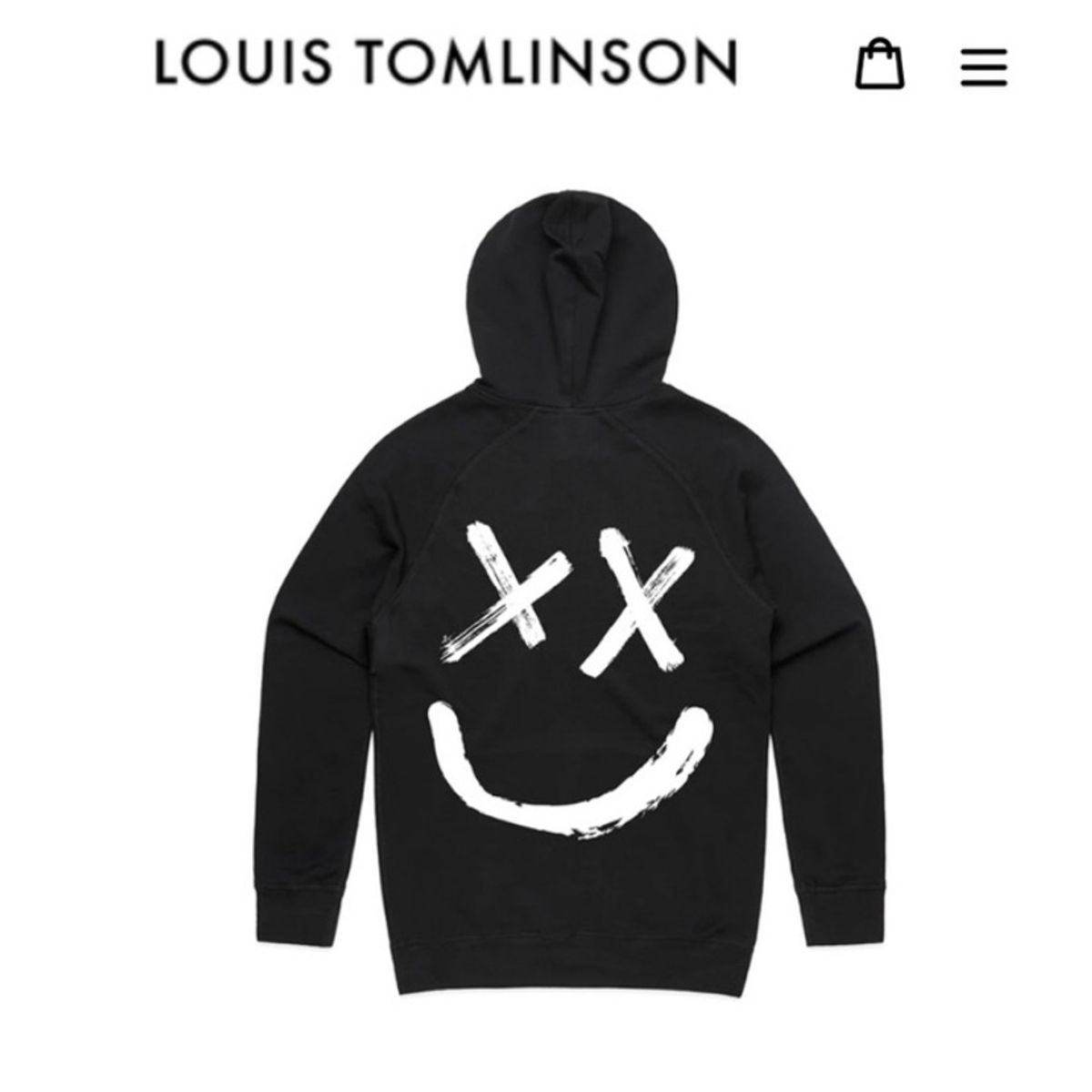 Moletom Hoodie Smiley - Merch Oficial Louis Tomlinson | Casaco Feminino ...