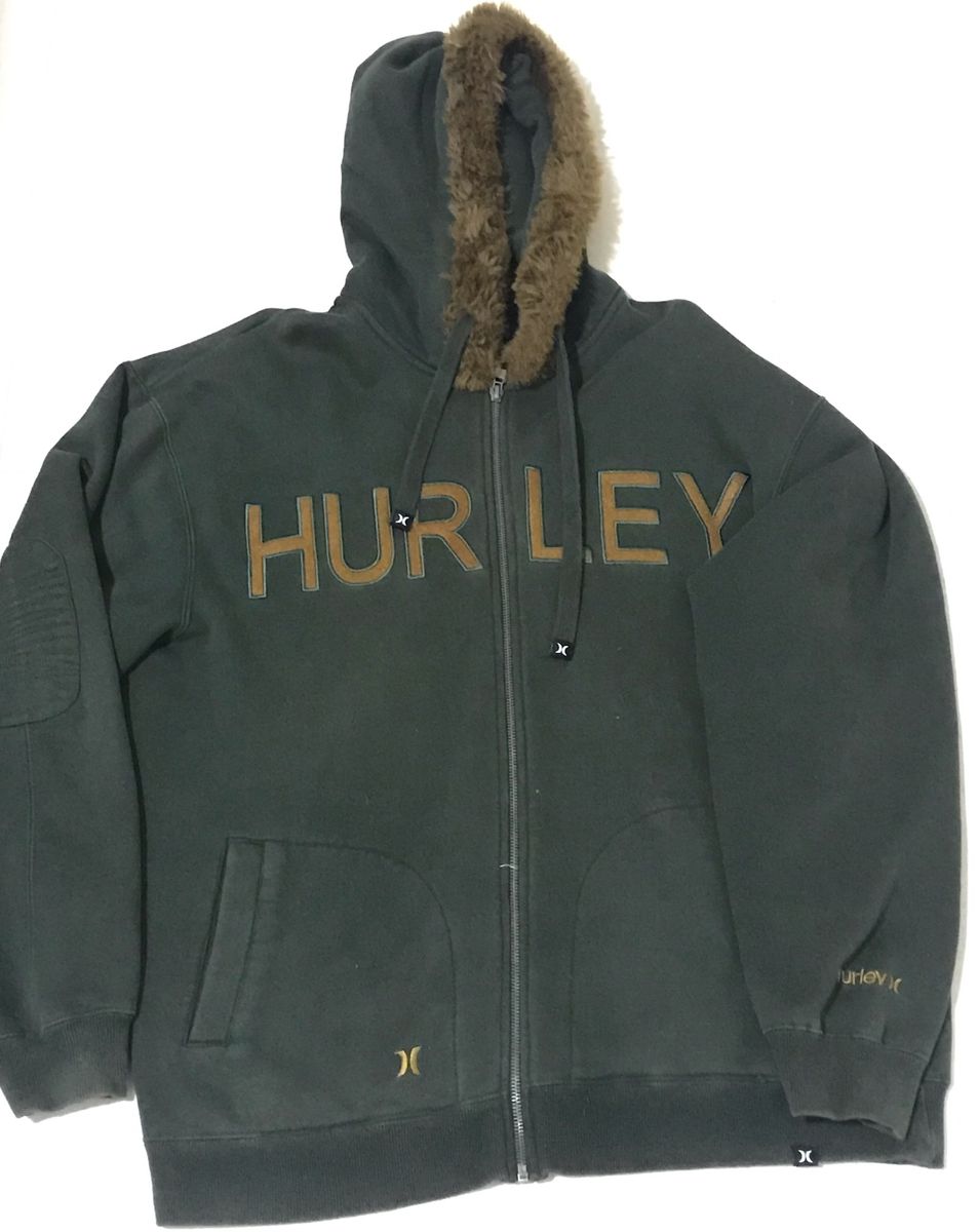 casaco de moletom hurley