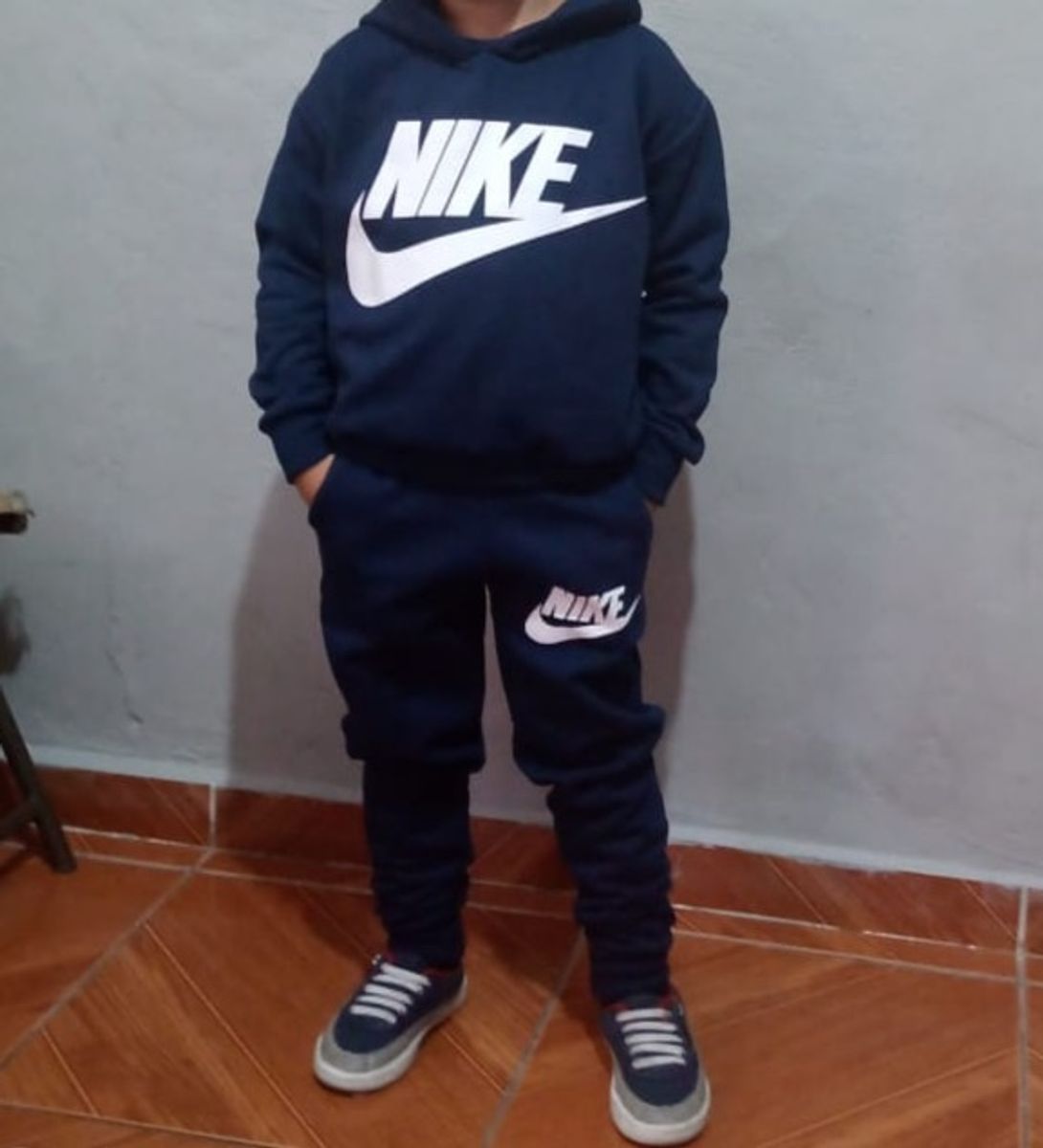 conjunto moletom infantil nike