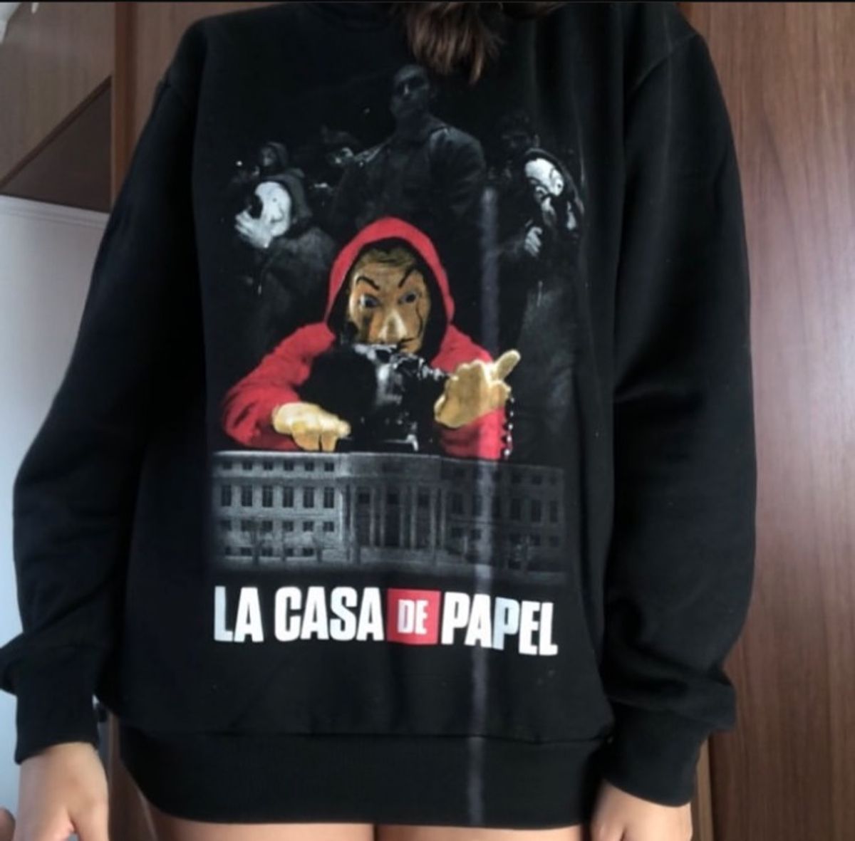 Blusa de moletom la casa hot sale de papel