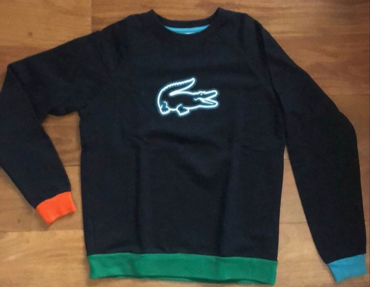 moletom lacoste infantil