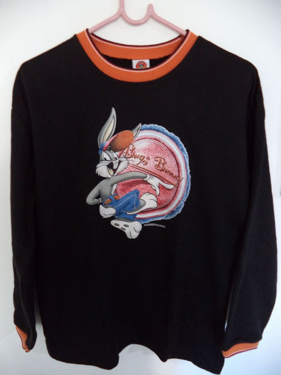 moletom looney tunes rosa