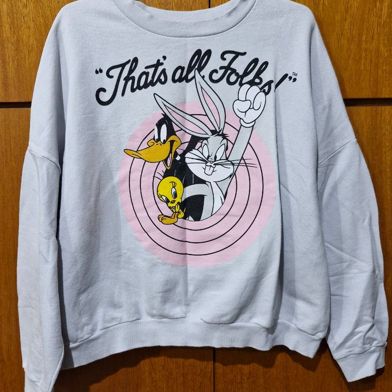 Moletom feminino hot sale looney tunes