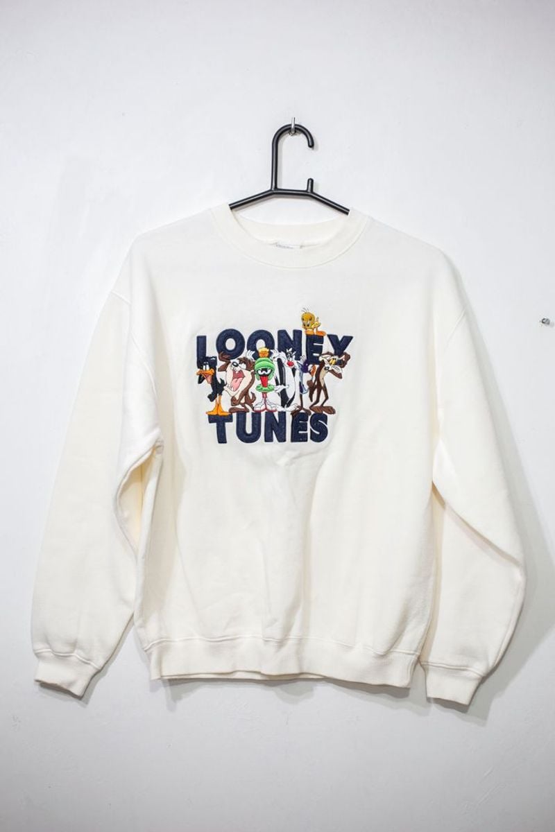 moletom looney tunes rosa