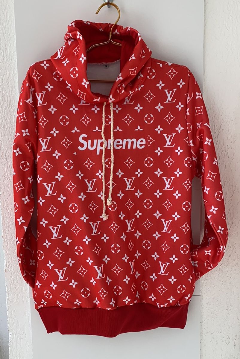 moletom supreme louis vuitton original preço