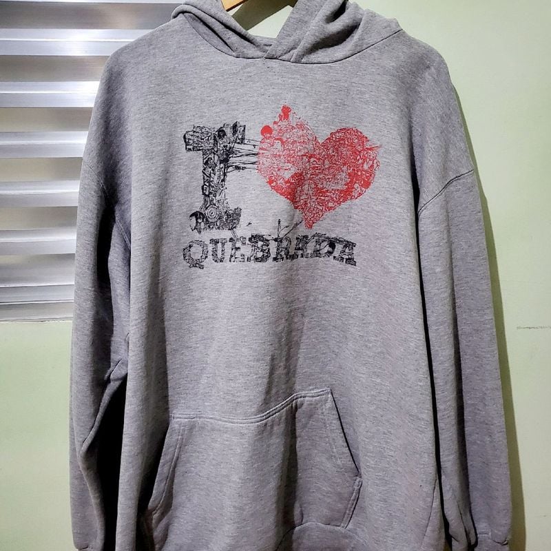 Moletom Masculino I Love Quebrada Tam Xxg Lab Fantasma Usado